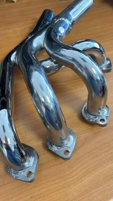 BMW E21 STEEL EXHAUST HEADERS PERFORMANCE MANIFOLD (2 PIECE) NOS