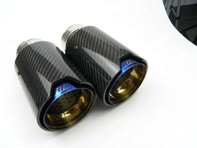 BMW F10 F11 F20 F21 F22 F23 F30 F31 F32 F33 CARBON 2 EXHAUST TIPS 63/170/80 image 4