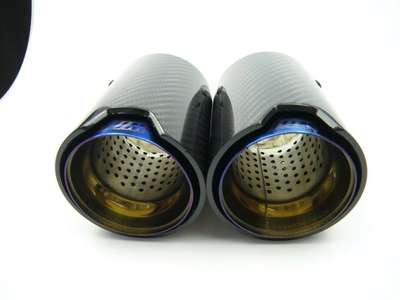 BMW F10 F11 F20 F21 F22 F23 F30 F31 F32 F33 CARBON 2 EXHAUST TIPS 63/170/80 image 5