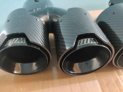 BMW M PERFORMANCE CARBON FIBRE BLACK EXHAUST TIPS G22 23 26 42 M240i M340i M440i image 3