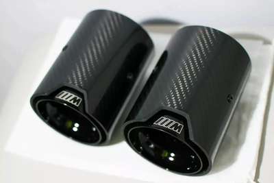 BMW M PERFORMANCE CARBON FIBRE EXHAUST TIPS F10 F11 F20 F21 F22 F23 F30 F31 F32 image 3