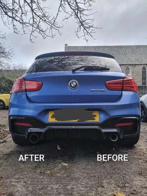 BMW M PERFORMANCE CARBON FIBRE EXHAUST TIPS F10 F11 F20 F21 F22 F23 F30 F31 F32 image 4