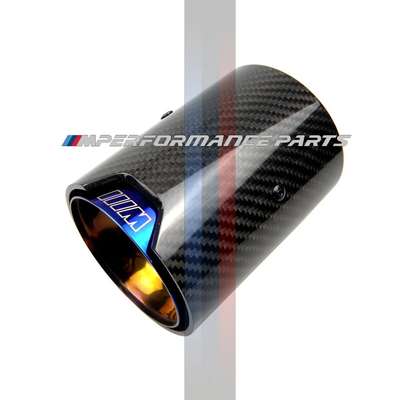 BMW M PERFORMANCE EXHAUST ONLY CARBON TIP M2/M3/M4 67/120/93 Read Description