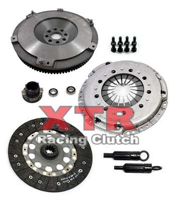 XTR Clutch Kit BW04118-SS &ndash; Solid Cast Iron Clutch Disc Style: Full Face Rigid Disc Pressure Plate Type: Heavy Duty Push Type Diaphragm Manufacturer Part Number: BW04118-SS; 04117ST-MV Disc Material: Organic OE Spec or Performance/Custom: Performance/Custom Surface Finish: Premium HD Organic / HD Nodular Cast Other Part Number: 03-043 195321 04117 K70238-01 DMF050 Clutch Material: Organic Brand: XTR Manufacturer Warranty: 1 Year Number of Teeth: 10 UPC: Does not apply &ndash; Fits BMW 323 325 328 i is 525 528 M3 Z3 E36 E39