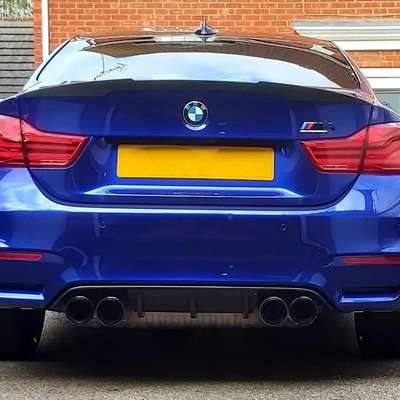 Bmw M Performance Carbon Fibre Exhaust Tip M2 M3 M4 M5 M6 F80 F82 Black 4 Tips image 2