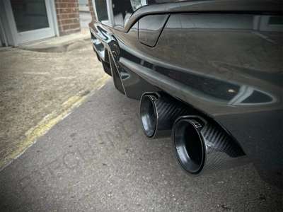 Bmw M Performance Carbon Fibre Exhaust Tip M2 M3 M4 M5 M6 F80 F82 Black 4 Tips image 4