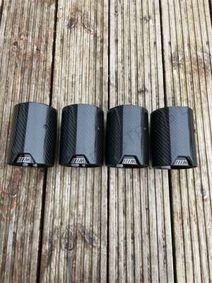 Bmw M Performance Carbon Fibre Exhaust Tip M2 M3 M4 M5 M6 F80 F82 Black 4 Tips image 5