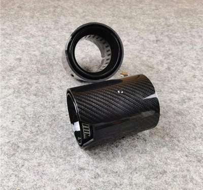 Bmw M Performance Exhaust Tips Real Carbon Fiber M Sport black on black m3 m4 m5 image 5