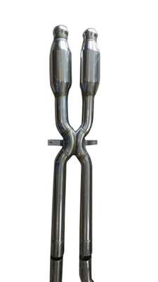 Fit BMW E90 E92 M3 4.0L 08-13 63mm RACE Spec Quad Resonators Mid X-Pipe Mid Pipe image 3