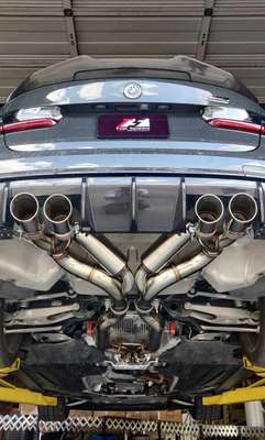Fit BMW G80 M3 Sedan G82 M4 Coupe 2021-2025 Catback Exhaust 89mm without Valves