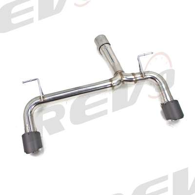 Rev9 CB-211A_1 Axle-Back Exhaust Carbon Fiber Tip Kit For BMW 335i F30 2013-19 image 3