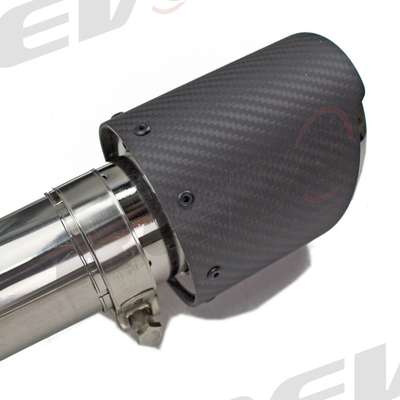 Rev9 CB-211A_2 Axle-Back Exhaust Carbon Fiber Tip Kit For BMW 435i F32 2014-16 image 4