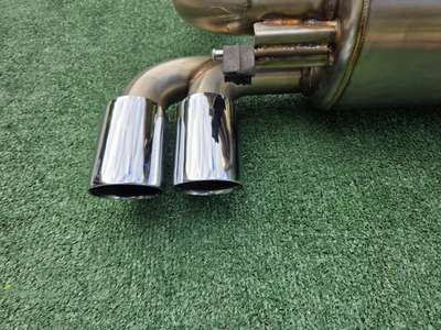 Bmw E82 1M Direct Fit Performance SS Catback Sport Exhaust Dual Tips 135i 128i image 3