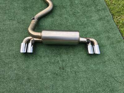 Bmw E82 1M Direct Fit Performance SS Catback Sport Exhaust Dual Tips 135i 128i image 5
