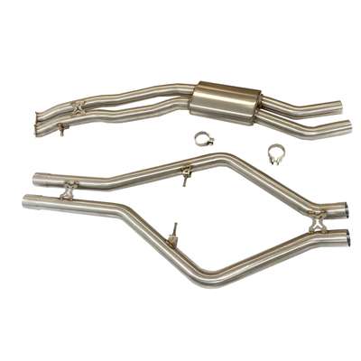 BMW E71 X6 Performance Valvetronic Turbo Back Direct Fit Full Stainless Exhaust image 3