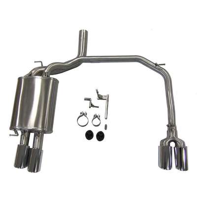 BMW 5 Series E60 & E61 523i 530i Performance Exhaust Muffler with Tips M5 Style