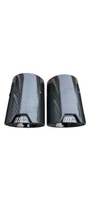 4 x BMW M5/M8 M Performance Black Carbon Fibre Exhaust Tips (F90/F91/F92/F93) #2 image 3