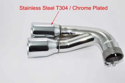 Exhaust Tailpipes 76mm for BMW 3 Series F30 F31 '12 - “M Performance” Look image 2