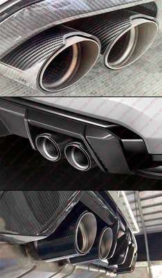 FOR 21-26 BMW G80 G82 M3 M4 CARBON FIBER MATT STAINLESS EXHAUST TIP FINISHER X 4 image 5