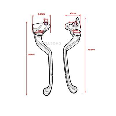Unbranded Clutch Lever FOR-BMW-G310GS-2021-2023-FOR-BMW-G310R-2021-2023 &ndash; Aluminum Placement on Vehicle: Left, Right &ndash; Fits BMW G310GS G310R 2021 2022 2023 thumbnail 2