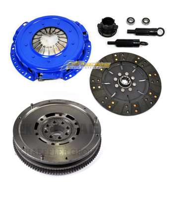FX Racing Clutch Kit FX-04001R1-SSA &ndash; United States Flywheel Material: OEM Dual Mass Flywheel Clutch Disc Style: Full Face Rigid Disc Pressure Plate Type: Diaphragm Interchange Part Number: LUK 03-011 03011 SACHS KF649-01 Surface Finish: HD STAGE 2 Carbon Kevlar Manufacturer Part Number: FX-04001R1-SSA; DMF016-CPA #42 OE Spec or Performance/Custom: Performance/Custom Bundle Listing: Yes Brand: FX Racing Clutch Material: Carbon Kevlar Warranty: 1 Year Type: Clutch Kit &ndash; Fits BMW 323 325 525 i is M50 E36 E34