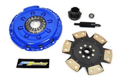 FX Racing Clutch Kit FX-04019R4-SS &ndash; United States OE Spec or Performance/Custom: Performance/Custom Flywheel Material: Dual Mass Cast Iron Interchange Part Number: 04019 03-030 K70206-01 DMF015 Input Spline Quantity: 10 OE/OEM Part Number: 04019 03-030 K70206-01 DMF015 Manufacturer Warranty: 1 Year Disc Diameter: 240mm Surface Finish: HD STAGE 4 COPPER CERAMIC 6-PUCK RIGID; DUAL MASS CAST IRON Disc Material: Cerametallic Performance Part: Yes &ndash; Fits 96-99 BMW 328i 328is E36 2.8L thumbnail 2