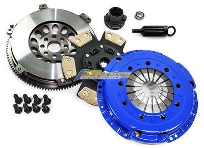 FX Racing Clutch Kit FXAFX-04117R3-SSFXAFXA-04117FX-HTFXA &ndash; United States Performance Part: Yes Input Spline Quantity: 10 OE/OEM Part Number: 04117 Interchange Part Number: SACHS K70238-01 LUK 03-043 FIDANZA 195321 Plate Diameter: 9-1/2" (240 mm) Type: Clutch Kit Disc Diameter: 9-1/2" (240 mm) Flywheel Material: 4140 FORGED CHROMOLY STEEL Clutch Disc Style: 6 Puck Spring Hub Pressure Plate Type: Heavy Duty Push Type Diaphragm Manufacturer Part Number: FXAFX-04117R3-SSFXAFXA-04117FX-HTFXA Input Shaft Diameter: 1-1/8" Disc Material: Cerametallic Surface Finish: 6-PUCK COPPER CERAMIC SPRUNG; 4140 CHROMOLY OE Spec or Performance/Custom: Performance/Custom Other Part Number: 03-043 195321 04117 K70238-01 DMF050 Fitment Type: Performance/Custom Transmission Type: Manual Clutch Material: Cerametallic Warranty: 1 Year Brand: FX Racing Manufacturer Warranty: 1 Year Number of Teeth: 10 UPC: Does not apply &ndash; Fits BMW M3 Z3 E36 S50 S52