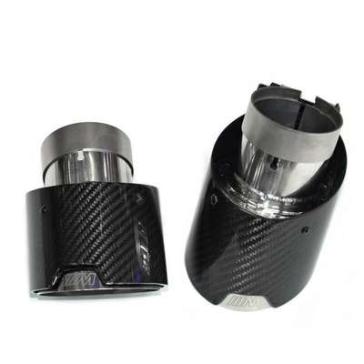 For BMW M Performance G20 G21 3 Series 1Pair Carbon Fiber Exhaust Tailpipe Tip image 3