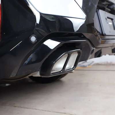 Fit BMW X3 G01 X4 G02 2022-2024 Black Quad Exhaust Tip Muffler Tail Pipe Covers image 3