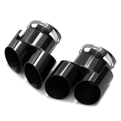 For BMW X5 G05 / X6 G06 / X7 G07 2 pc style Dual Pipe Exhaust Tips Performance image 2