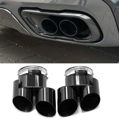 For BMW X5 G05 / X6 G06 / X7 G07 2 pc style Dual Pipe Exhaust Tips Performance