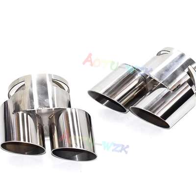 For BMW X5 G05 / X6 G06 / X7 G07 2 pc style Dual Pipe Exhaust Tips Performance image 4