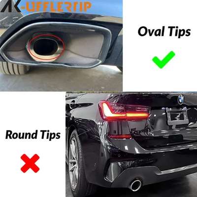 FOR BMW M240I M340I M440I BMW FOR STOCK EXHAUSTM PERFORMANCE QUAD EXHAUST TIPS image 5