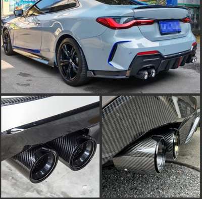 M PERFORMANCE QUAD EXHAUST TIPS FOR BMW M240I M340I M440I BMW FOR STOCK EXHAUST. image 3