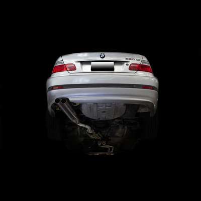 ISR Performance Series II EP Dual Exhaust Rear Section ONLY for BMW E46 3 Series