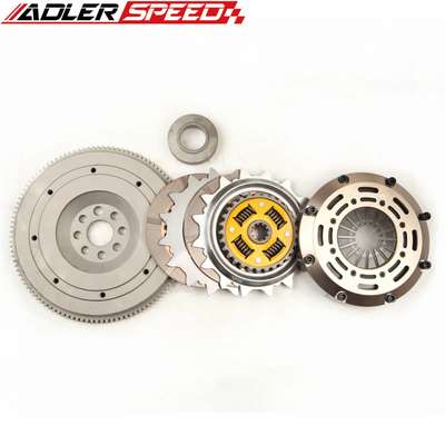 ADLERSPEED Clutch Disc KHC10-KHC09-08806FW-HF02-HCK1001-HCK1005-HCK1009 &ndash; Ceramic Disc style: Sprung floating center hub Disc size: 7.25" (185mm) Disc Spline: 1-1/8" x 10 Clutch Type: Push Style Release mechanis Clutch cover: Aircraft high quality alu Release bearing: Include Alignment tool: Not include Flywheel weight: Standard light weight Disc quantities: 2 Interchange Part Number: 03-011 KF649-01 03-030 K70206-01 K70238-01 195321 Type: Clutch Disc Diameter: Disc size: 7.25" (185mm) OE/OEM Part Number: 03-043 195321 04117 K70238-01 DMF050 Flywheel Design: One piece Standard light weight Billet Chromoly Application: Recommended for race and street Reference OE/OEM Number: Does not apply UPC: Does not apply Country of Origin: China &ndash; Fits BMW 325 328 525 528 M3 Z3 E34 E36