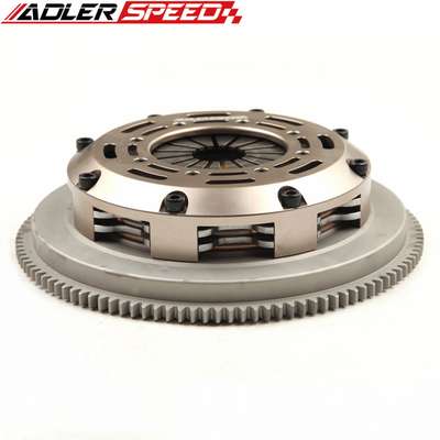 ADLERSPEED Clutch Disc KHC10-KHC09-08806FW-HF02-HCK1001-HCK1005-HCK1009 &ndash; Ceramic Disc style: Sprung floating center hub Disc size: 7.25" (185mm) Disc Spline: 1-3/8" x 10 Clutch Type: Push Style Release mechanis Clutch cover: Aircraft high quality alu Release bearing: Include Alignment tool: Not include Flywheel weight: Standard light weight Disc quantities: 2 Type: Clutch Disc Diameter: Disc size: 7.25" (185mm) Flywheel Design: One piece Standard light weight Billet Chromoly Application: Recommended for race and street OE/OEM Part Number: Does not apply UPC: Does not apply Country of Origin: China &ndash; Fits 2001-2006 BMW M3 E46 S54 6-SPEED