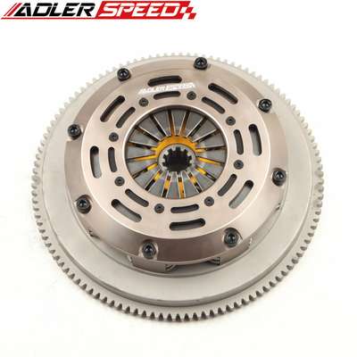 ADLERSPEED Clutch Disc KHC10-KHC09-08806FW-HF02-HCK1001-HCK1005-HCK1009 &ndash; Ceramic Disc style: Sprung floating center hub Disc size: 7.25" (185mm) Disc Spline: 1-1/8" x 10 Clutch Type: Push Style Release mechanis Clutch cover: Aircraft high quality alu Release bearing: Include Alignment tool: Not include Flywheel weight: Standard light weight Disc quantities: 2 Interchange Part Number: 03-011 KF649-01 03-030 K70206-01 K70238-01 195321 Type: Clutch Disc Diameter: Disc size: 7.25" (185mm) OE/OEM Part Number: 03-043 195321 04117 K70238-01 DMF050 Flywheel Design: One piece Standard light weight Billet Chromoly Application: Recommended for race and street Reference OE/OEM Number: Does not apply UPC: Does not apply Country of Origin: China &ndash; Fits BMW 323 325 328 E36 M50 M52 thumbnail 2