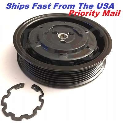 PSC Clutch Part KSBMW115 &ndash; Does not ship to Lebanon. See detailsfor shippingLocated in: Miami Beach, Florida, United States Delivery: Varies Returns: Seller does not accept returns. See details- for more information about returns Payments: Diners Club Condition: New: A brand-new, unused, unopened, undamaged item in its original packaging (where packaging is ... Read moreabout the conditionNew: A brand-new, unused, unopened, undamaged item in its original packaging (where packaging is applicable). Packaging should be the same as what is found in a retail store, unless the item was packaged by the manufacturer in non-retail packaging, such as an unprinted box or plastic bag. See the seller's listing for full details. See all condition definitionsopens in a new window or tab Brand: PSC AC Compressor Compatibility: DENSO 7SEU16C AND 7SEU17C Fits Years: BMW 2006 2007 2008 2009 2010 2011 2012 2013 Manufacturer Warranty: 90 Day Manufacturer Part Number: KSBMW115 Fits BMW: E90 128i 325i Xi 328i xDrive 330i Ci 525i 528i 530i Z4 Type: AC Compressor Clutch BMW Denso 115mm Fitment Note: Does NOT fit aftermarket ac compressors Outter Diameter: 115mm (110mm where the belt sits) Number of Grooves: 6 Grooves &ndash; Fits DENSO BMW 1 3 E90, 5 Series