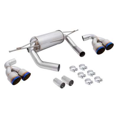 Megan Racing Burnt Titanium Tip Axle Back Exhaust System For 2015+ Bmw M4 Coupe