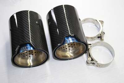 NEW BMW M CARBON EXHAUST TIPS M135i M140i M235i M240i 335 340 63mm performance