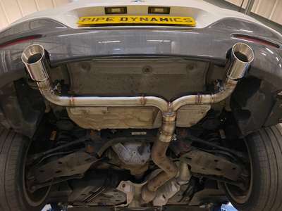 PIPE DYNAMICS BMW M135i F20/F21 BACK BOX MUFFLER DELETE PERFORMANCE EXHAUST N55 image 2