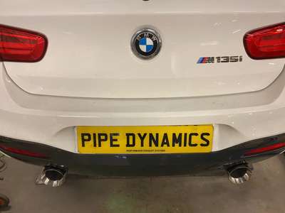 PIPE DYNAMICS BMW M135i F20/F21 - BACK BOX MUFFLER DELETE - PERFORMANCE EXHAUST image 4