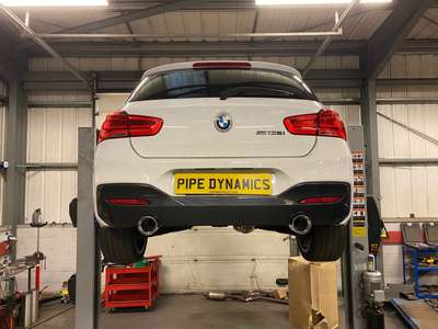 PIPE DYNAMICS BMW M135i F20/F21 - BACK BOX MUFFLER DELETE - PERFORMANCE EXHAUST image 5
