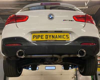 PIPE DYNAMICS BMW M135i F20/F21 - BACK BOX MUFFLER DELETE - PERFORMANCE EXHAUST image 2