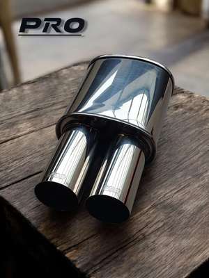 PRO EXHAUST MUFFLER Fits BMW Rear F20 F30 E39 E38 E36 E46 PERFORMANCE TWIN TIP