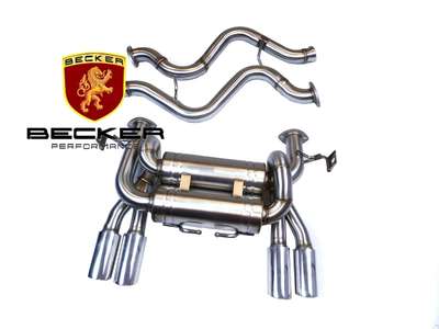OBX Stainless Dual Catback Exhaust 2008-2013 BMW E90 E92 M3 Brushed image 5