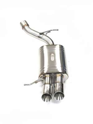 OBX Stainless Axle Back Exhaust 2003-2010 BMW E60 525 528 530 2.5L 3.0L N53 I6 image 2