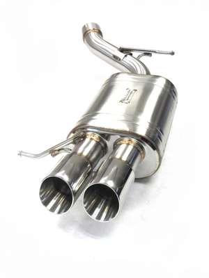 OBX Stainless Axle Back Exhaust 2003-2010 BMW E60 525 528 530 2.5L 3.0L N53 I6 image 3