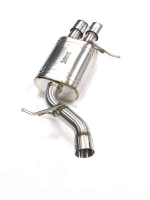 OBX Stainless Axle Back Exhaust 2003-2010 BMW E60 525 528 530 2.5L 3.0L N53 I6 image 4